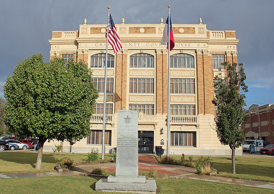 Photograph of Gray County Courthouse