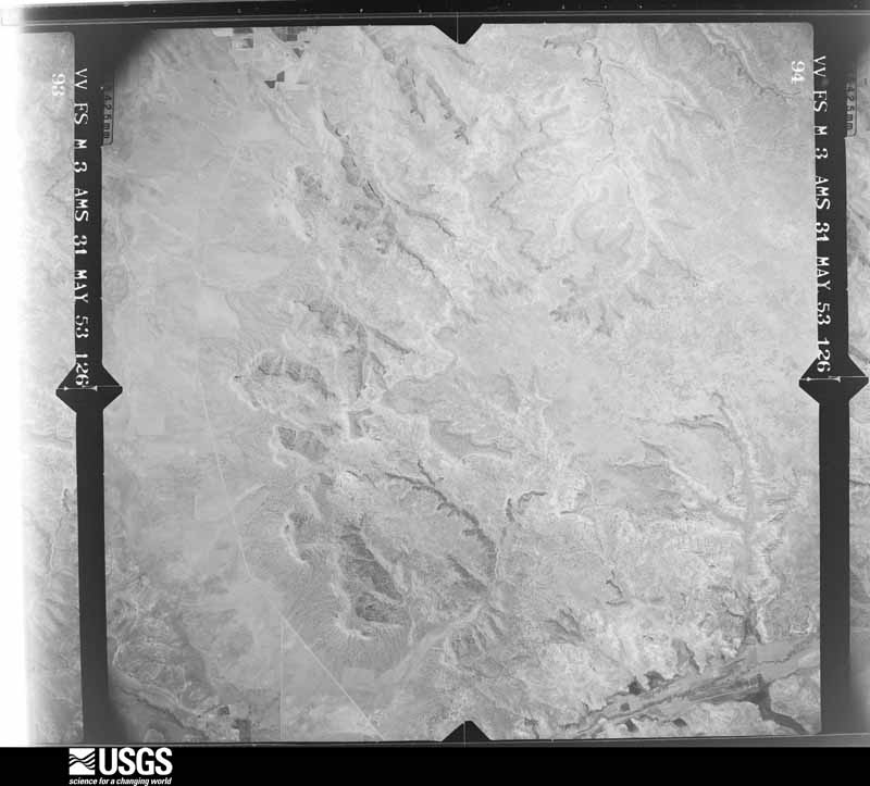 U.S. Geological Survey aerial photograph, 1953-05-31, scale 1:63300