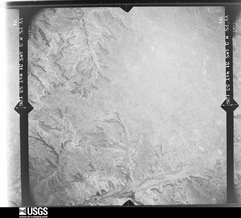 U.S. Geological Survey aerial photograph, 1953-05-31, scale 1:63300