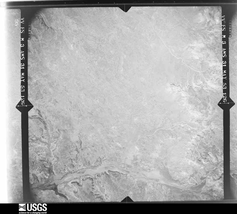 U.S. Geological Survey aerial photograph, 1953-05-31, scale 1:63300