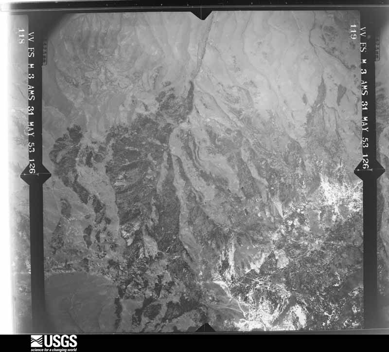 U.S. Geological Survey aerial photograph, 1953-05-31, scale 1:63300