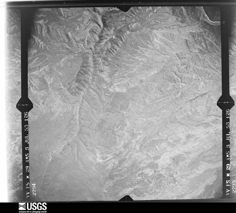U.S. Geological Survey aerial photograph, 1953-07-03, scale 1:63300