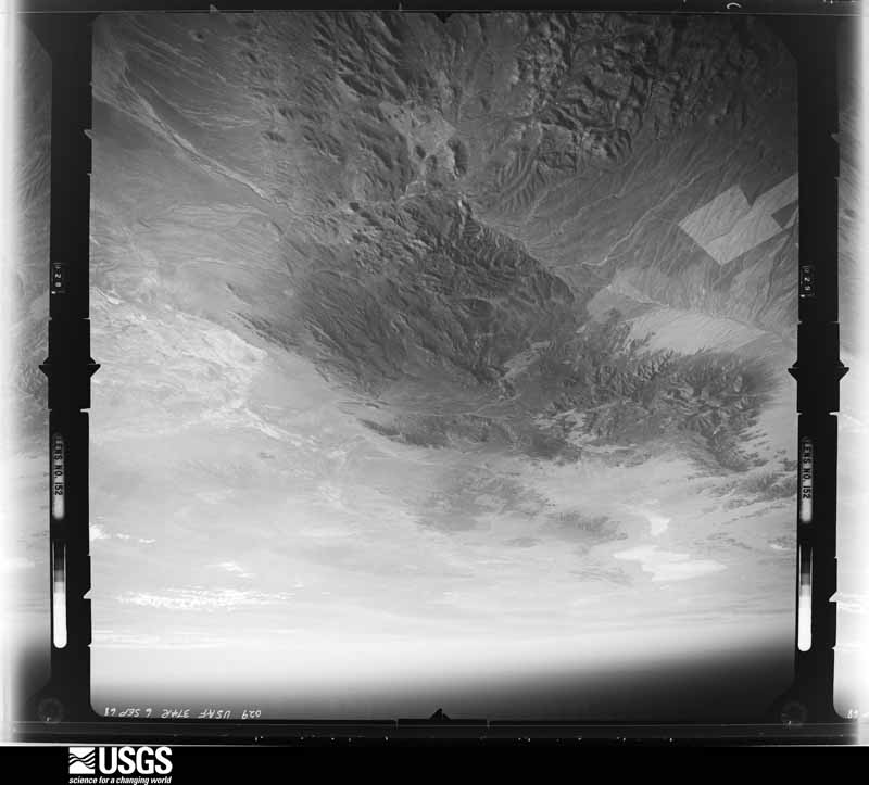U.S. Geological Survey aerial photograph, 1968-09-01, scale 1:142000