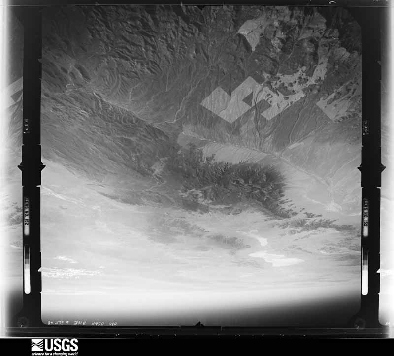U.S. Geological Survey aerial photograph, 1968-09-01, scale 1:142000
