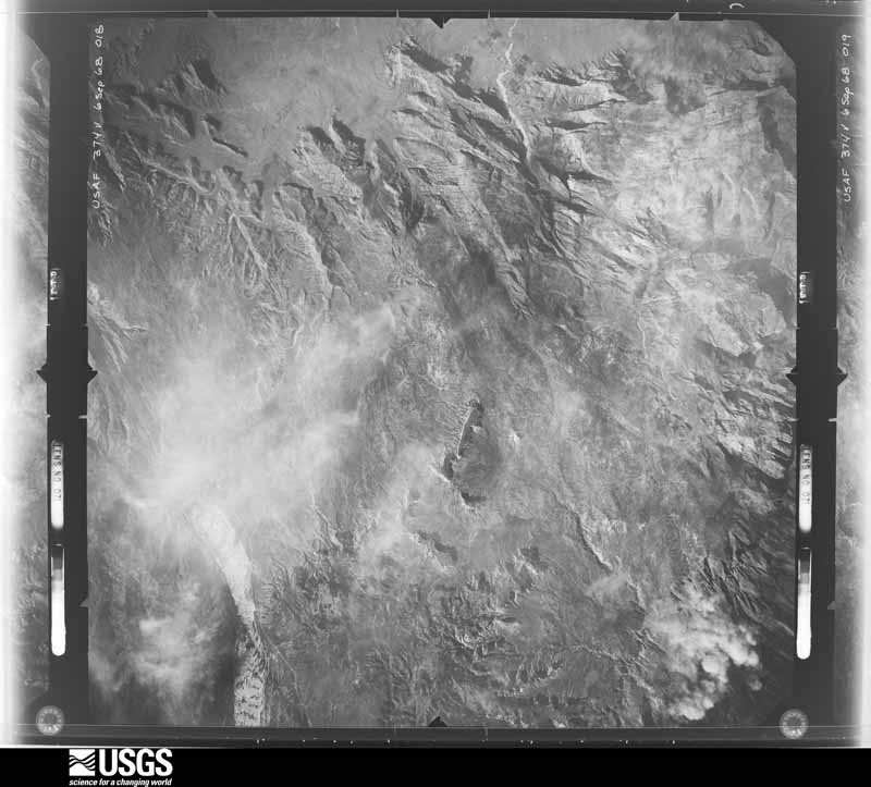U.S. Geological Survey aerial photograph, 1968-06-01, scale 1:142000
