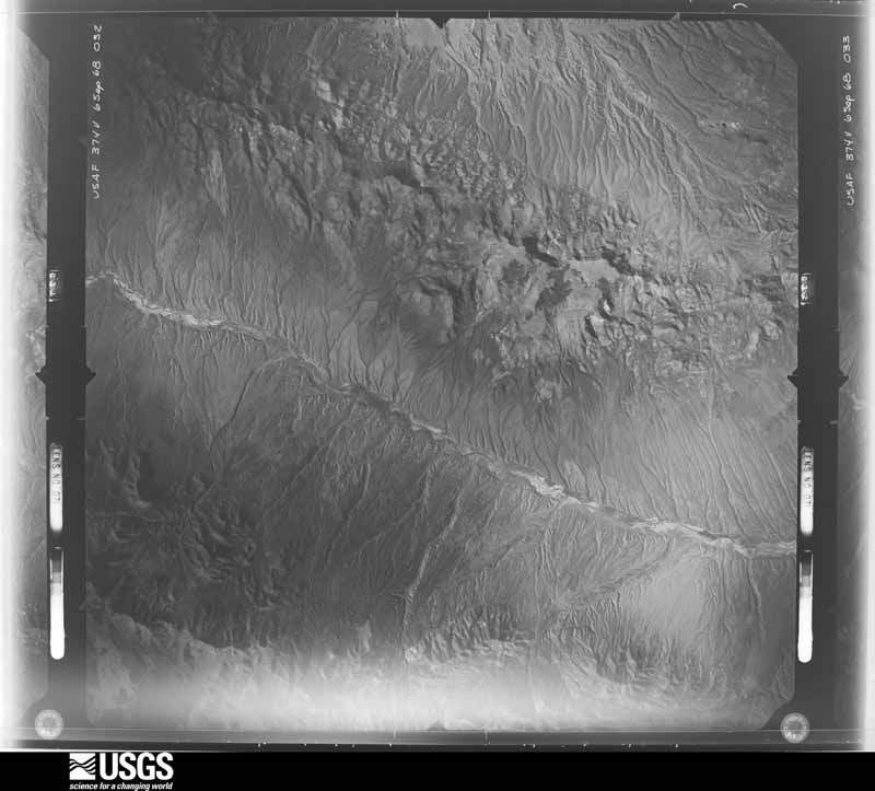 U.S. Geological Survey aerial photograph, 1968-06-01, scale 1:142000