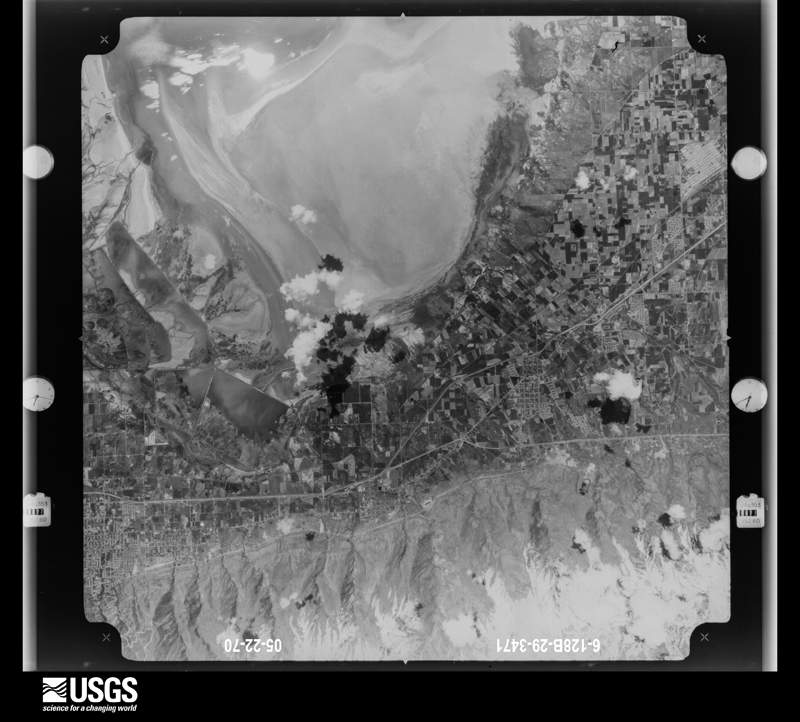 U.S. Geological Survey aerial photograph, 1970-05-22, scale 1:99792