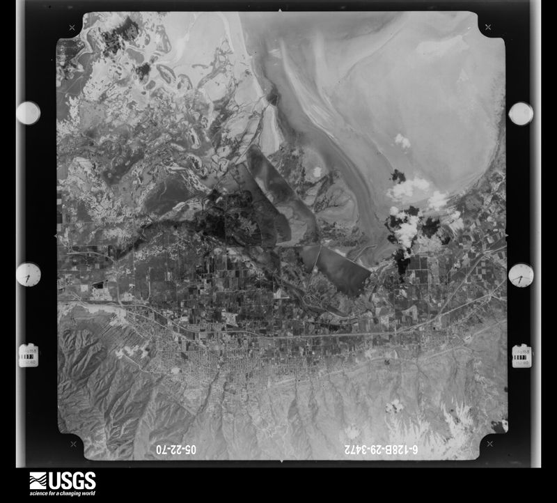 U.S. Geological Survey aerial photograph, 1970-05-22, scale 1:99792