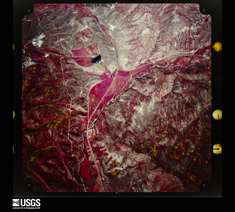 U.S. Geological Survey aerial photograph, 1972-09-13, scale 1:23847