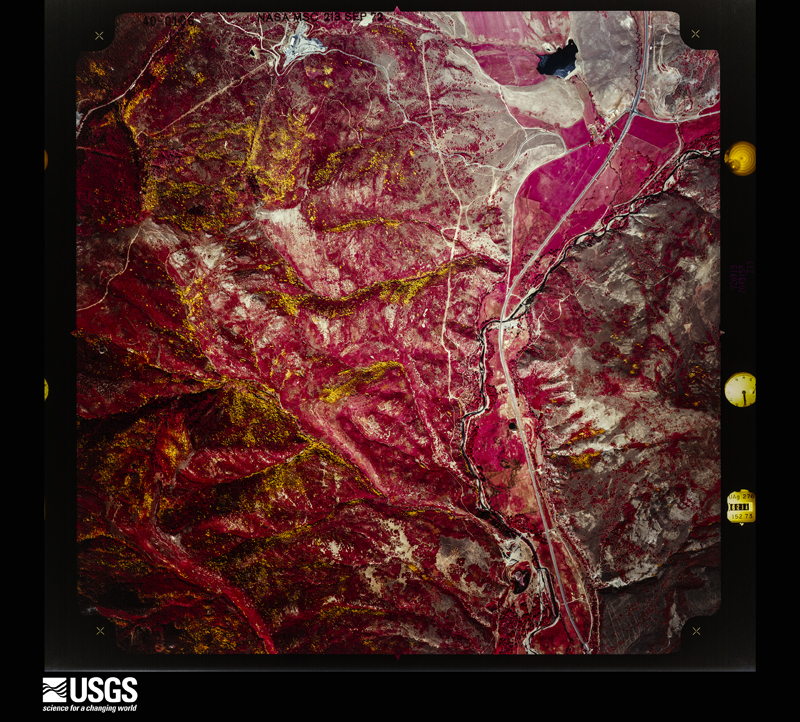 U.S. Geological Survey aerial photograph, 1972-09-13, scale 1:23847