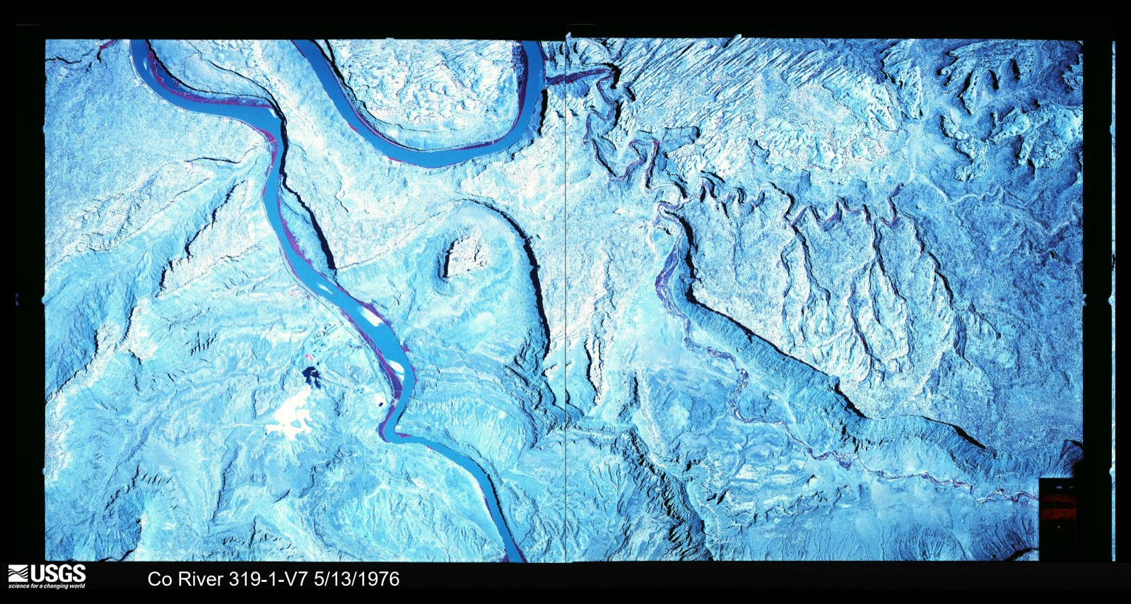 U.S. Geological Survey aerial photograph, 1976-05-13, scale 1:14000