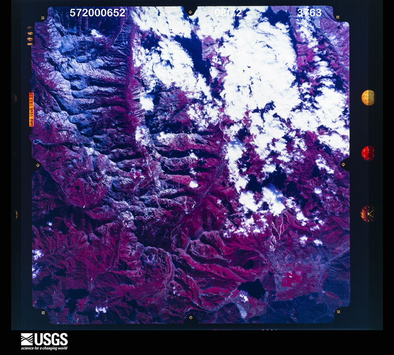 U.S. Geological Survey aerial photograph, 1972-08-23, scale 1:117000