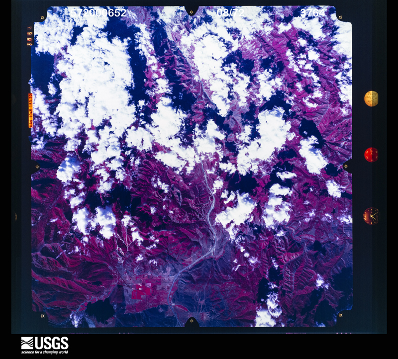 U.S. Geological Survey aerial photograph, 1972-08-23, scale 1:117000