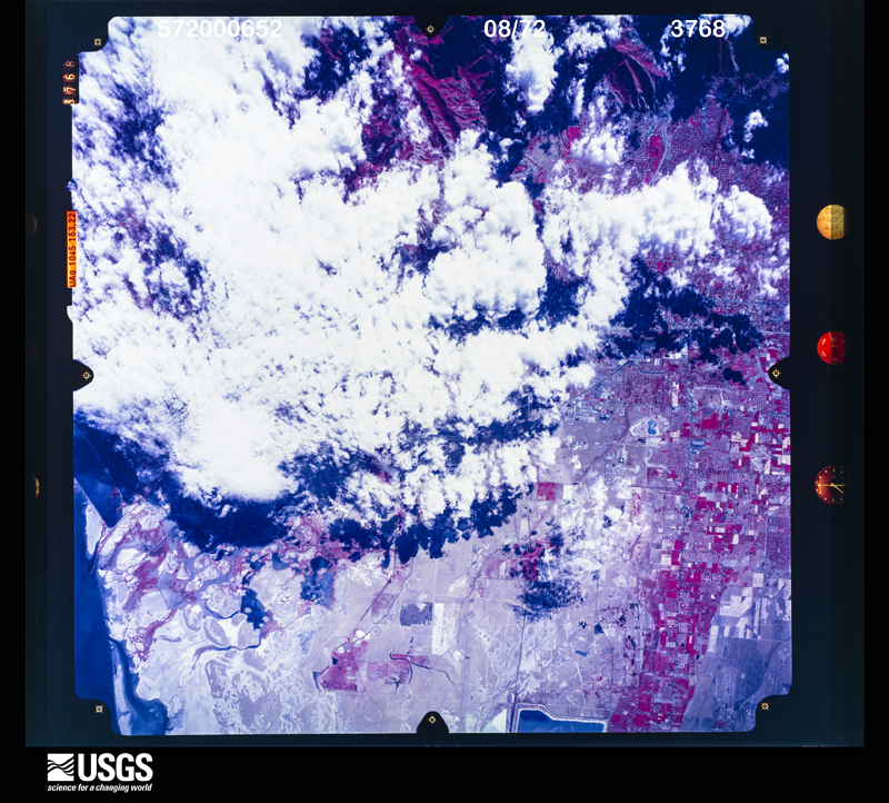 U.S. Geological Survey aerial photograph, 1972-08-23, scale 1:119000