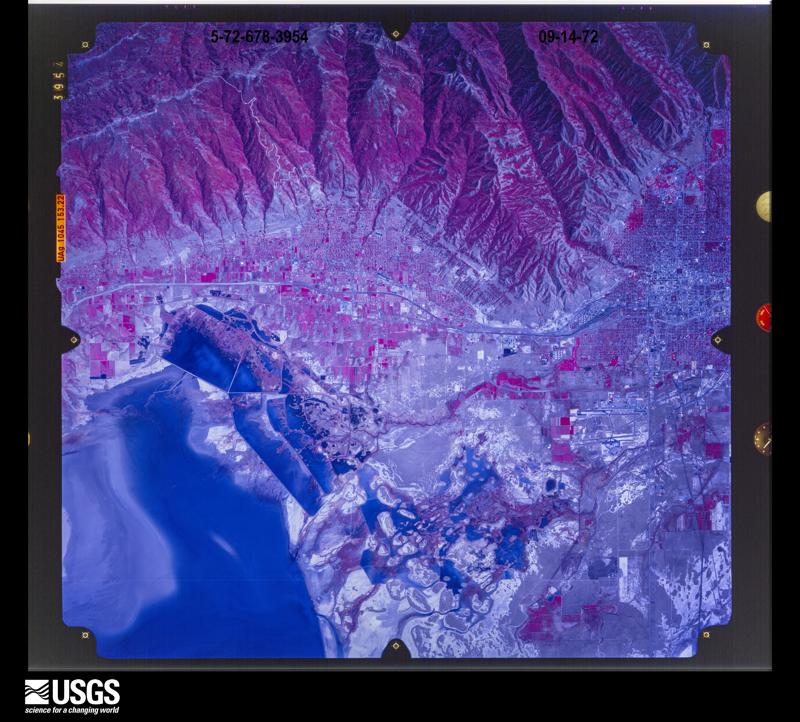 U.S. Geological Survey aerial photograph, 1972-09-14, scale 1:120000