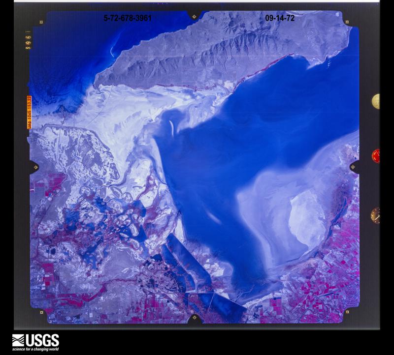 U.S. Geological Survey aerial photograph, 1972-09-14, scale 1:124000