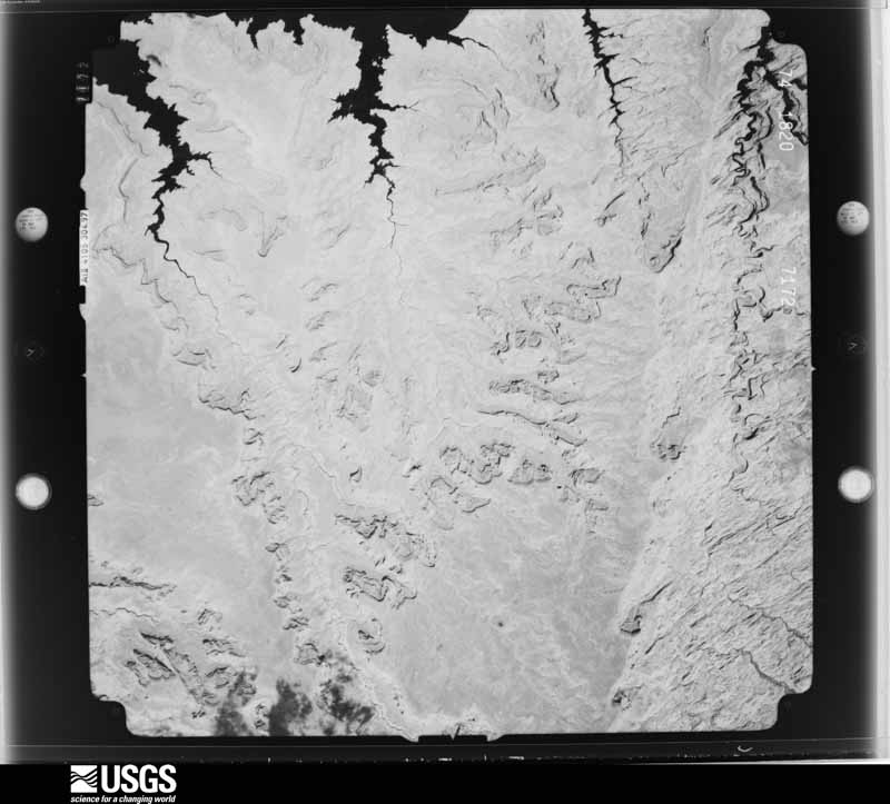 U.S. Geological Survey aerial photograph, 1974-06-20, scale 1:61000