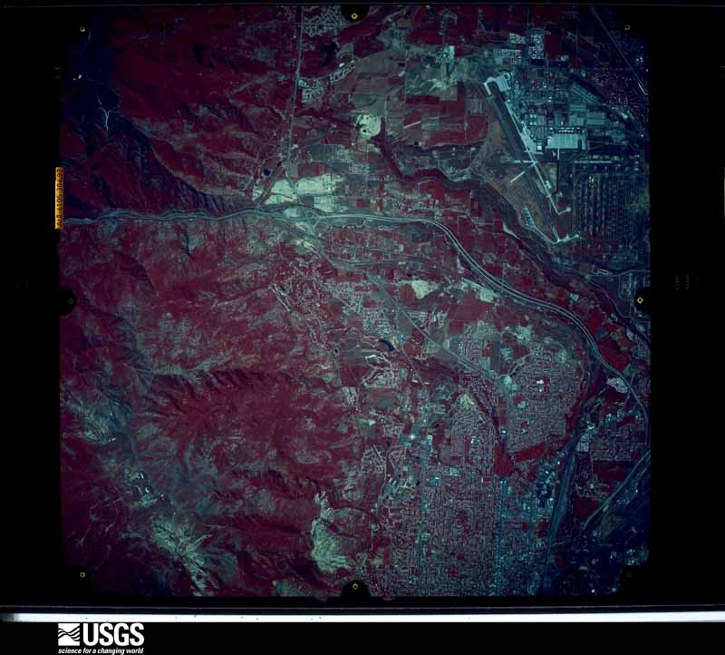 U.S. Geological Survey aerial photograph, 1981-06-29, scale 1:61600