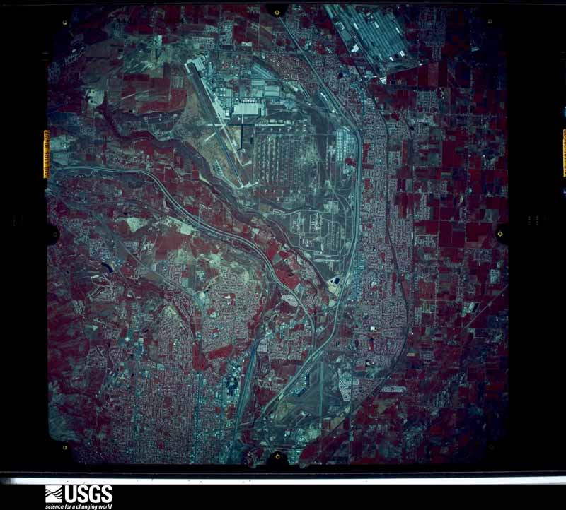 U.S. Geological Survey aerial photograph, 1981-06-29, scale 1:61600