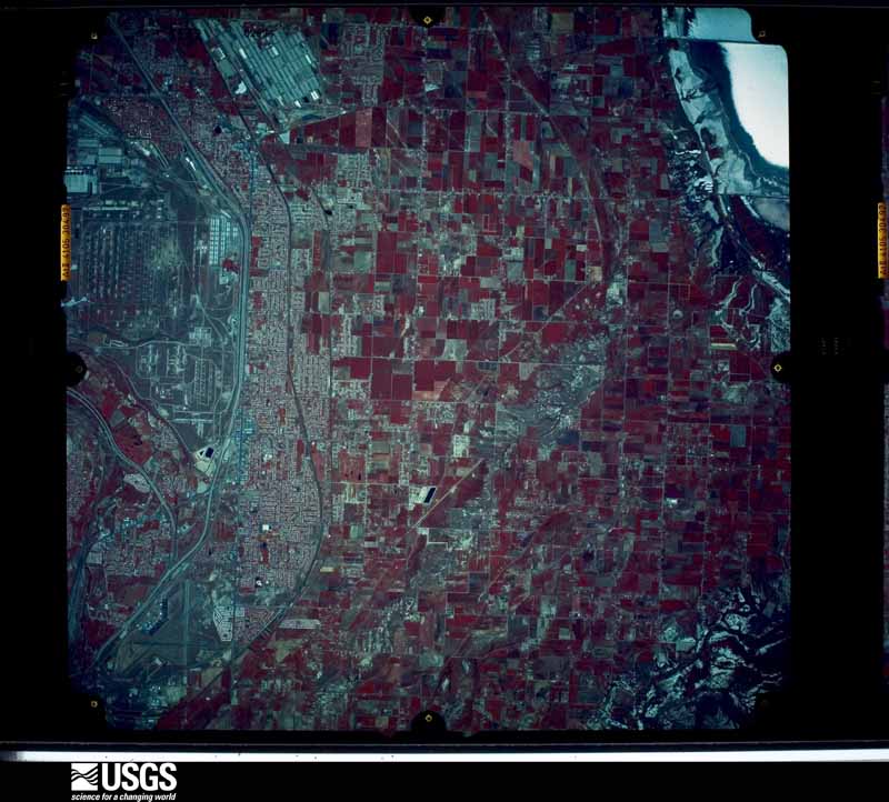 U.S. Geological Survey aerial photograph, 1981-06-29, scale 1:61600