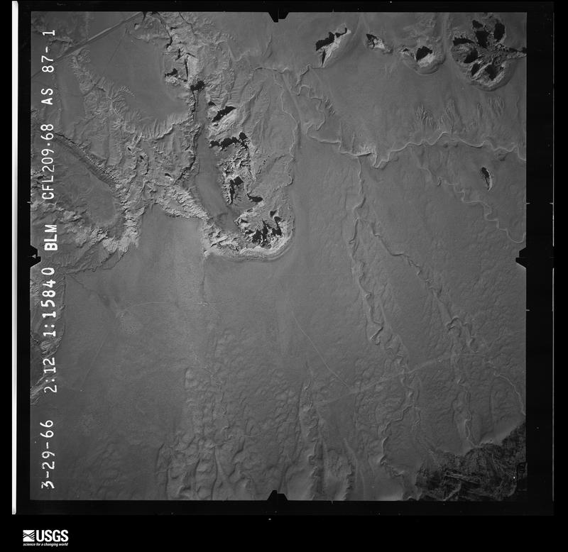 U.S. Geological Survey aerial photograph, 1966-03-29, scale 1:15840