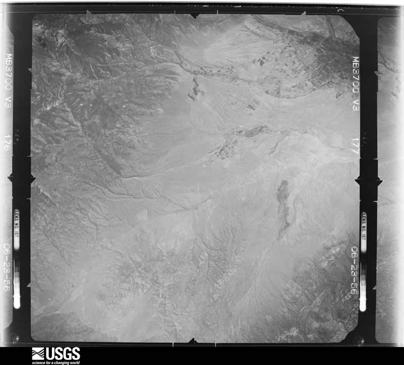 U.S. Geological Survey aerial photograph, 1956-06-23, scale 1:130000