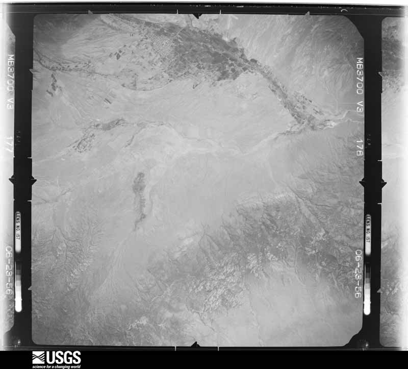U.S. Geological Survey aerial photograph, 1956-06-23, scale 1:130000