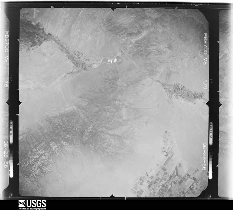 U.S. Geological Survey aerial photograph, 1956-06-23, scale 1:130000