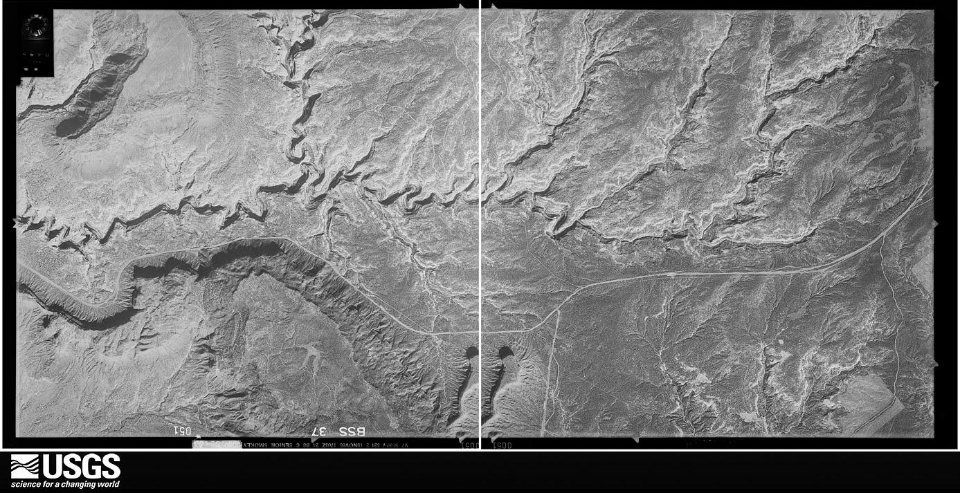 U.S. Geological Survey aerial photograph, 1980-11-19, scale 1:29781