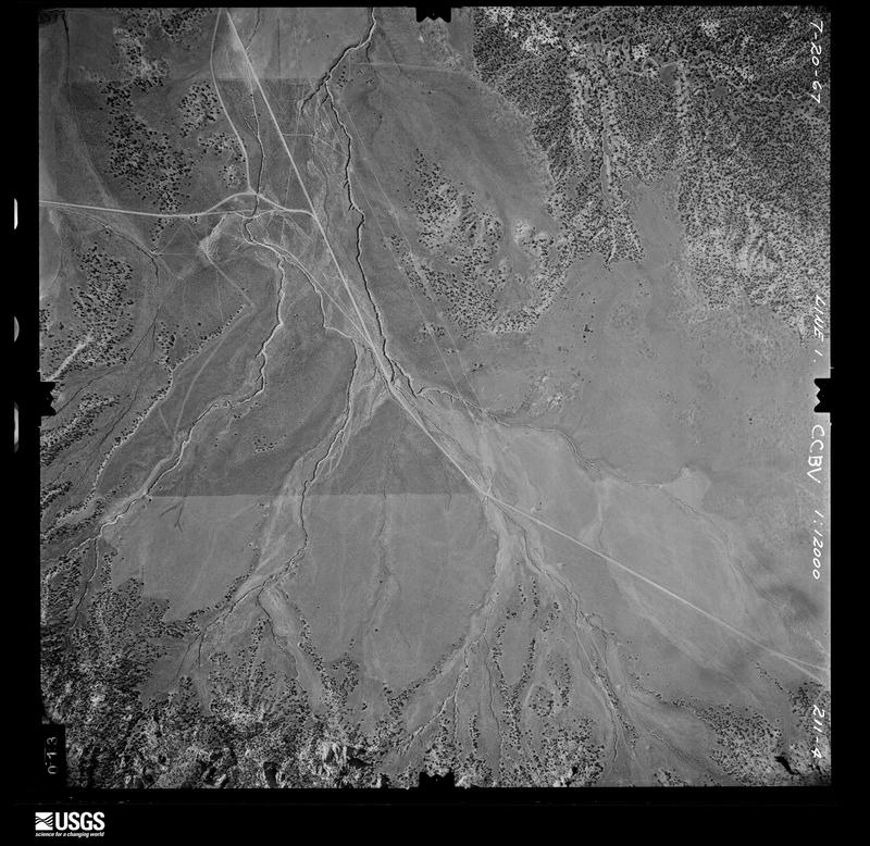 U.S. Geological Survey aerial photograph, 1967-07-20, scale 1:12000