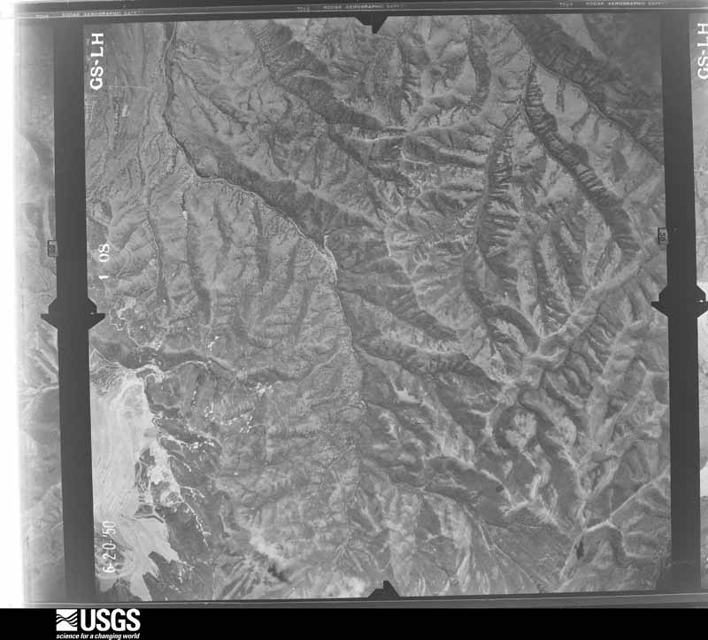 U.S. Geological Survey aerial photograph, 1950-08-01, scale 1:37400