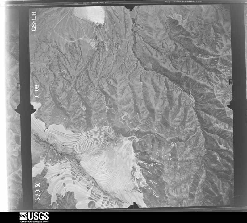 U.S. Geological Survey aerial photograph, 1950-08-01, scale 1:37400