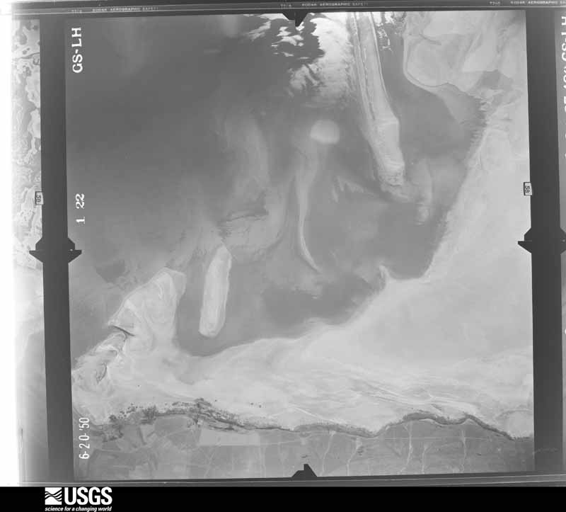 U.S. Geological Survey aerial photograph, 1950-08-01, scale 1:37400