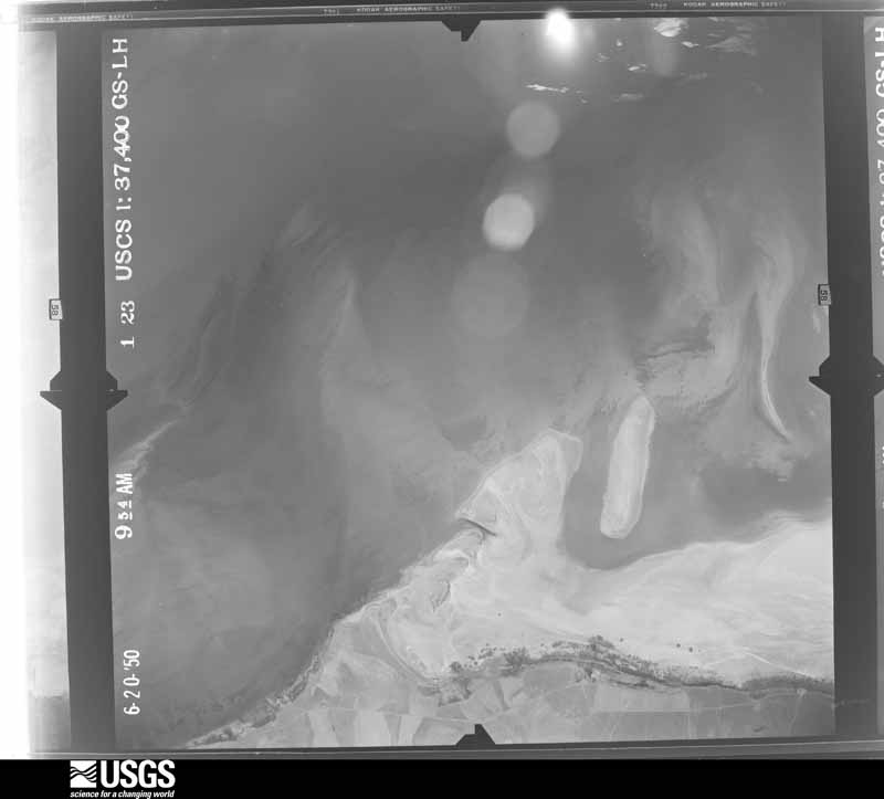 U.S. Geological Survey aerial photograph, 1950-08-01, scale 1:37400