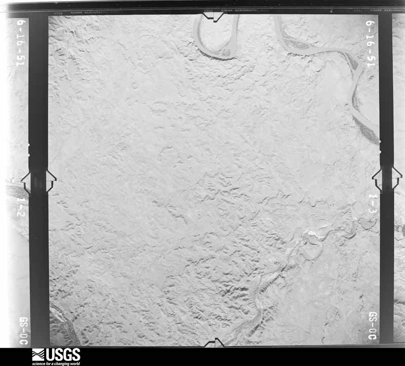 U.S. Geological Survey aerial photograph, 1951-07-01, scale 1:47200