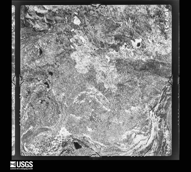 U.S. Geological Survey aerial photograph, 1951-10-01, scale 1:24000