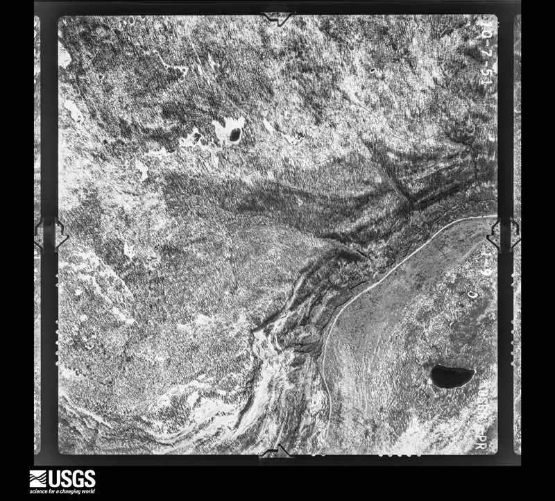 U.S. Geological Survey aerial photograph, 1951-10-01, scale 1:24000