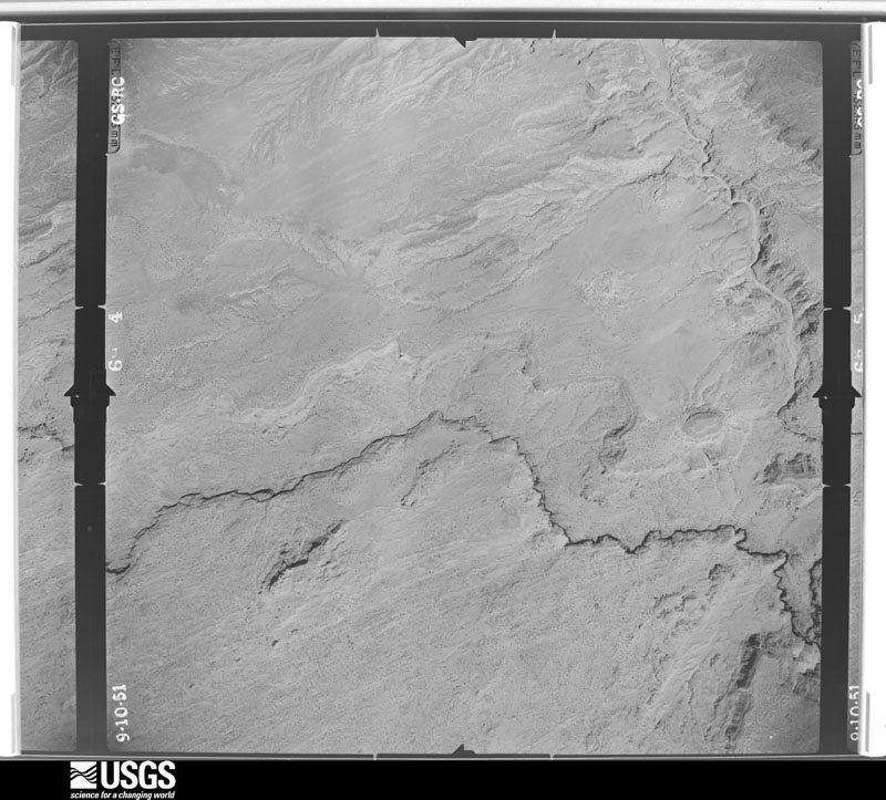 U.S. Geological Survey aerial photograph, 1951-09-25, scale 1:47200