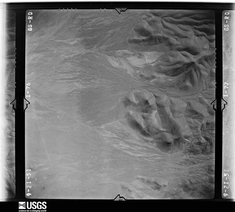 U.S. Geological Survey aerial photograph, 1951-09-21, scale 1:23600