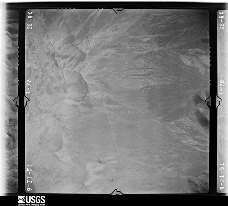 U.S. Geological Survey aerial photograph, 1951-09-21, scale 1:23600