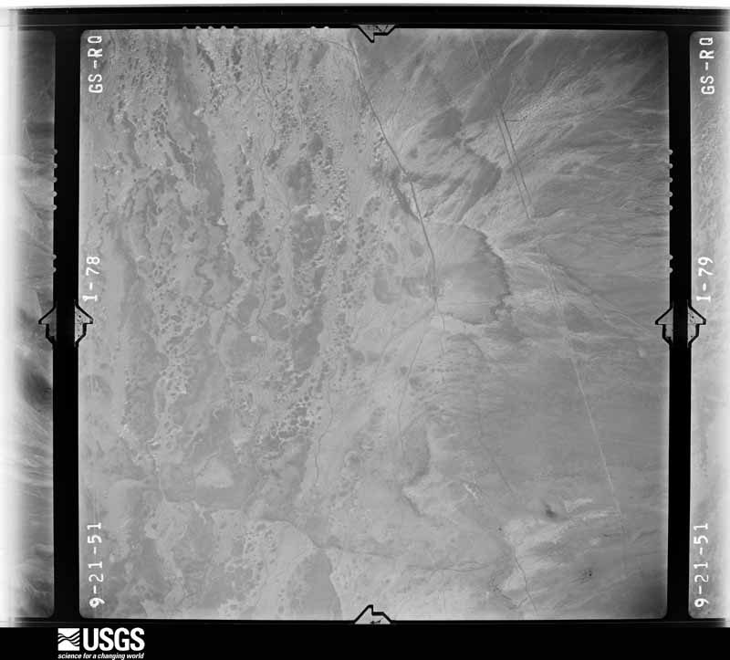 U.S. Geological Survey aerial photograph, 1951-09-21, scale 1:23600