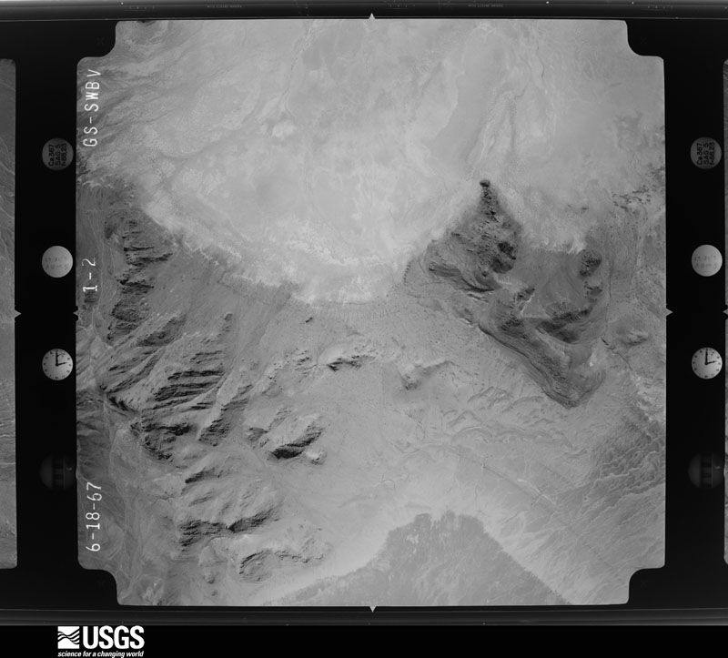 U.S. Geological Survey aerial photograph, 1967-06-18, scale 1:20500