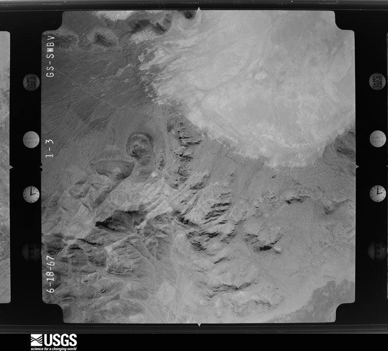 U.S. Geological Survey aerial photograph, 1967-06-18, scale 1:20500