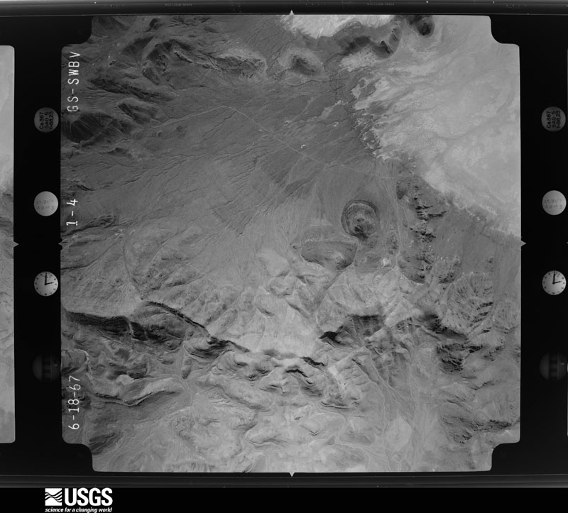 U.S. Geological Survey aerial photograph, 1967-06-18, scale 1:20500