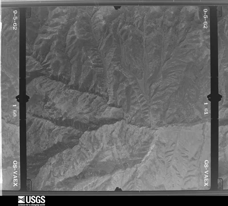 U.S. Geological Survey aerial photograph, 1962-09-05, scale 1:40000