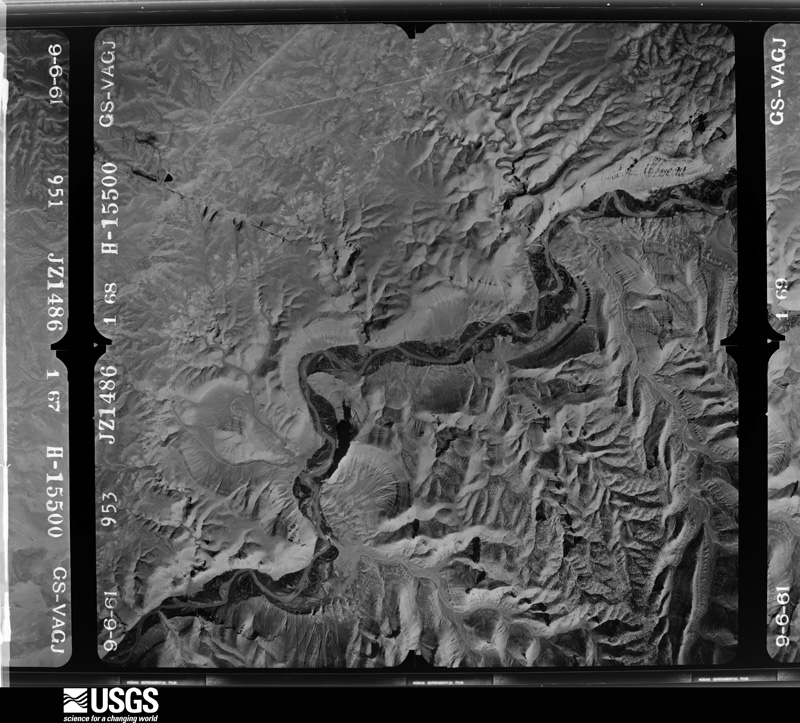 U.S. Geological Survey aerial photograph, 1961-09-06, scale 1:31000