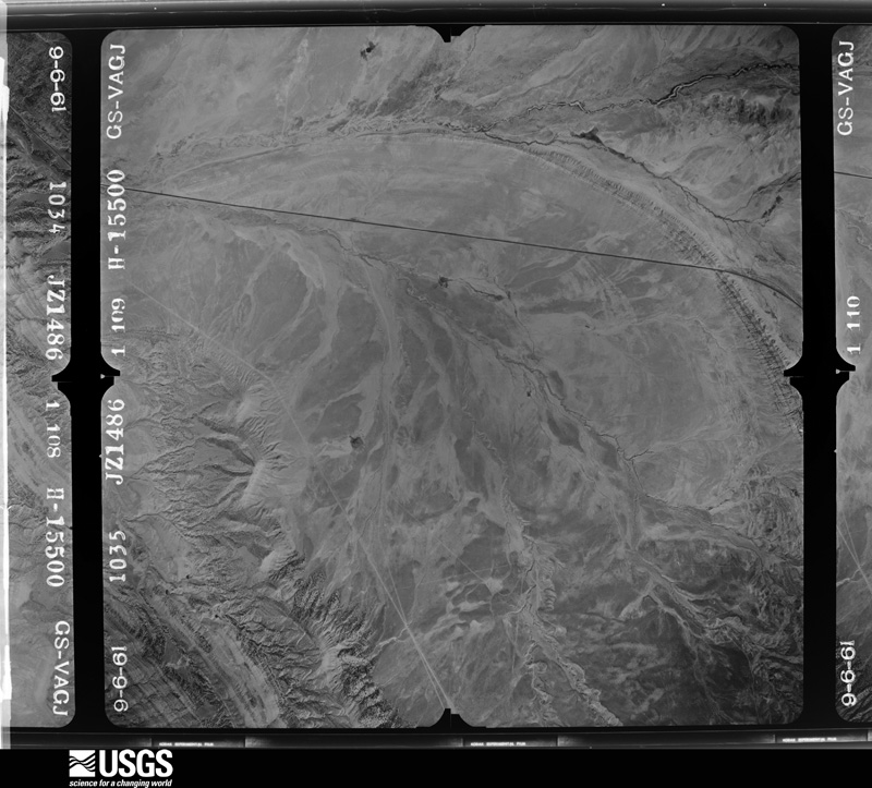 U.S. Geological Survey aerial photograph, 1961-09-06, scale 1:31000