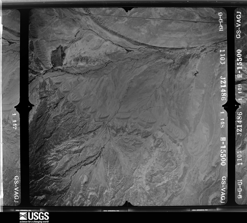 U.S. Geological Survey aerial photograph, 1961-09-06, scale 1:31000