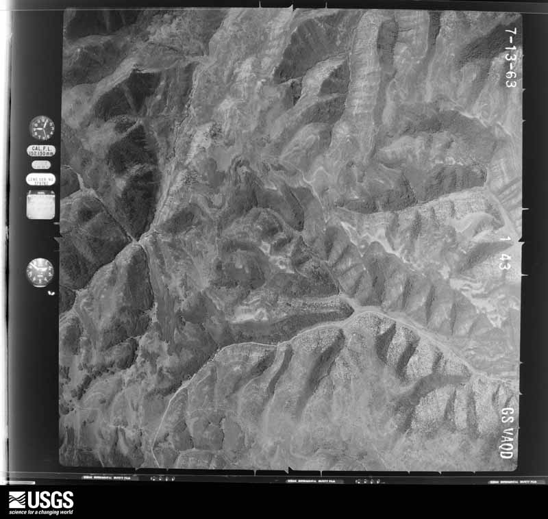 U.S. Geological Survey aerial photograph, 1963-07-19, scale 1:30600