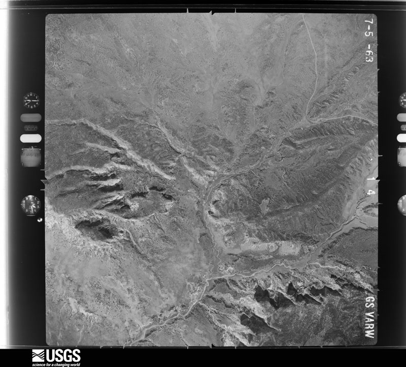 U.S. Geological Survey aerial photograph, 1963-07-05, scale 1:34000